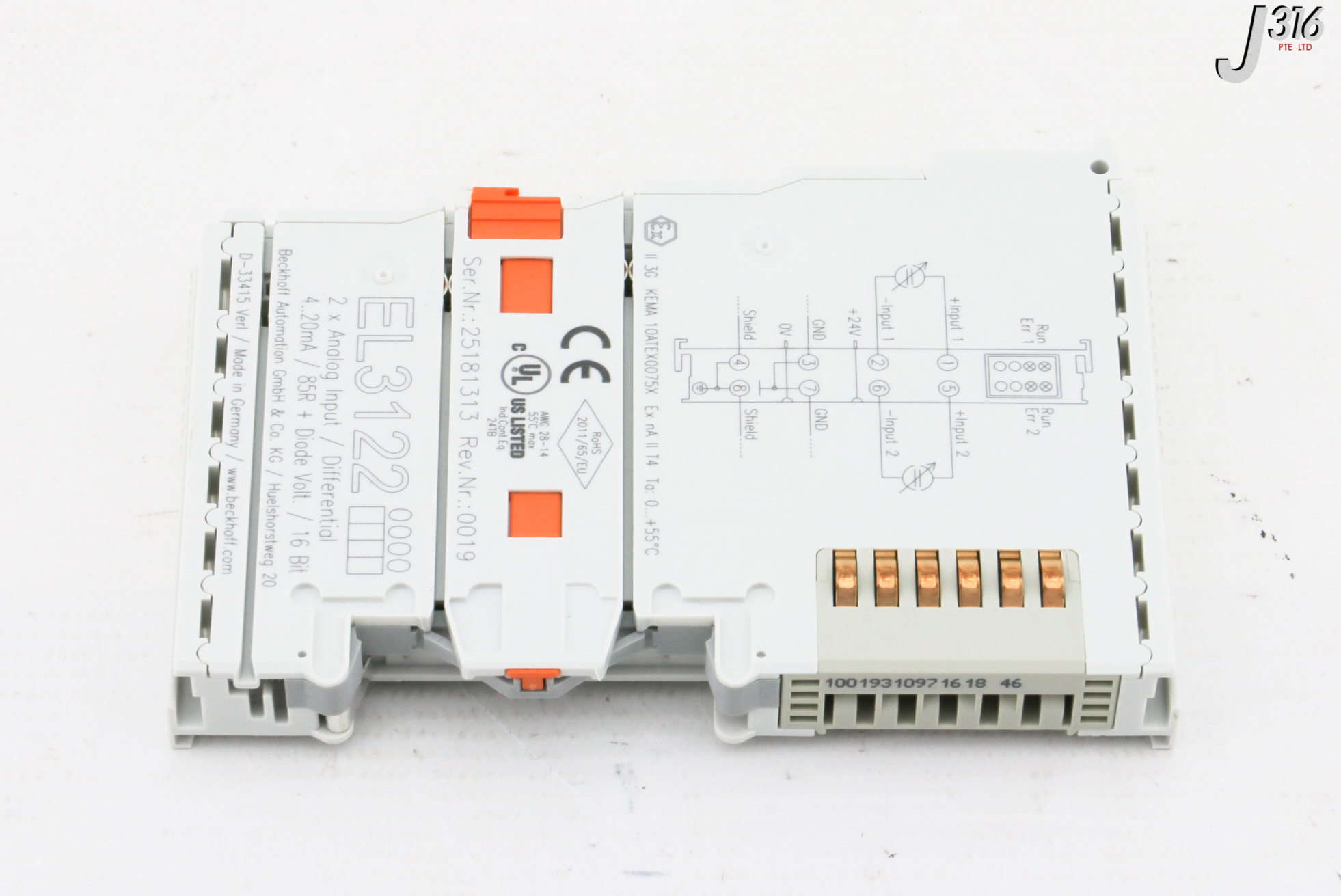 Beckhoff Ethercat Terminal Channel Analog Input New El